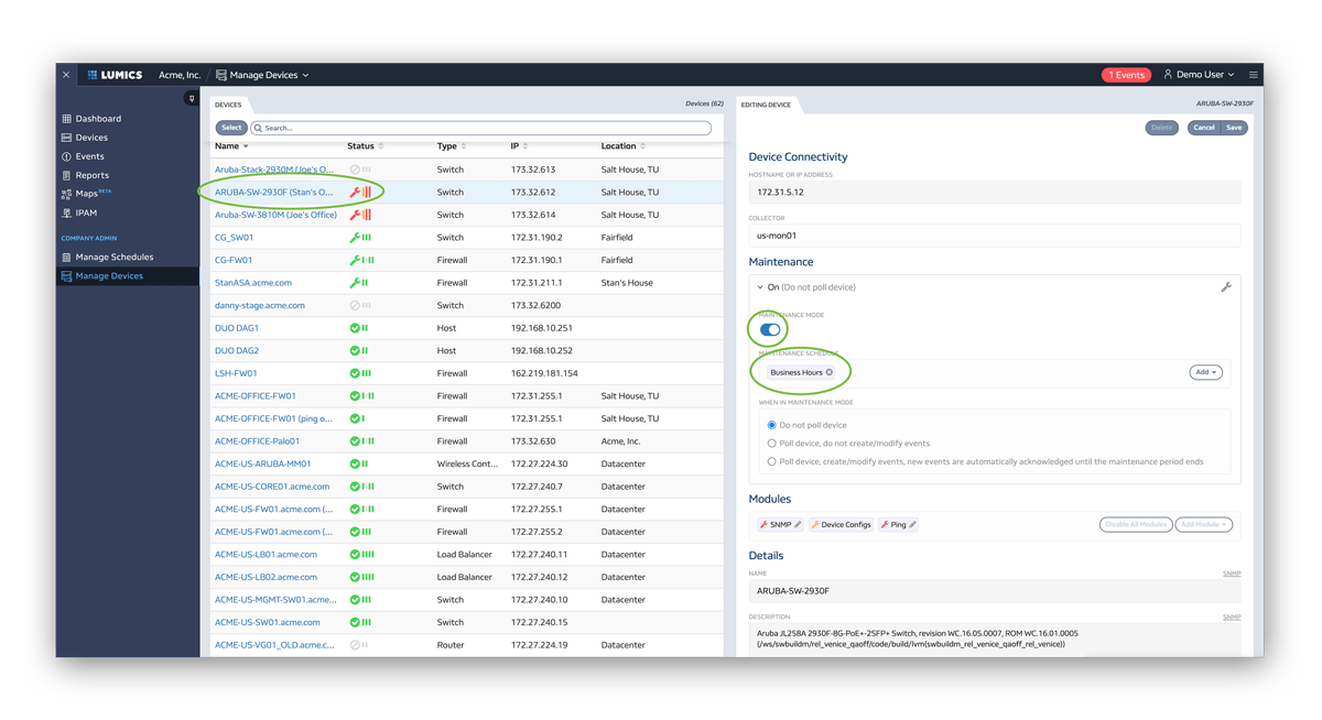 Product Screenshot Lumics Dashboards | Easy Customization and Rules