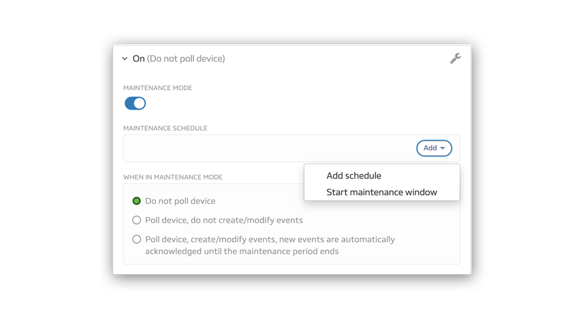 Easily Create Automated Maintenance Schedules setup dashboard screenshot