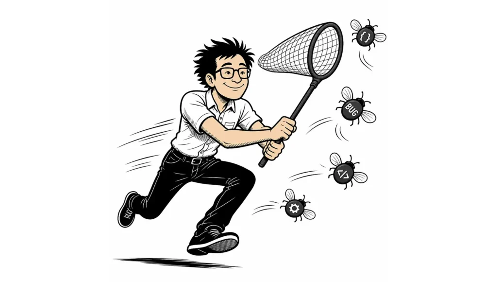 Ned tries to catch vulnerabilities in a butterfly net